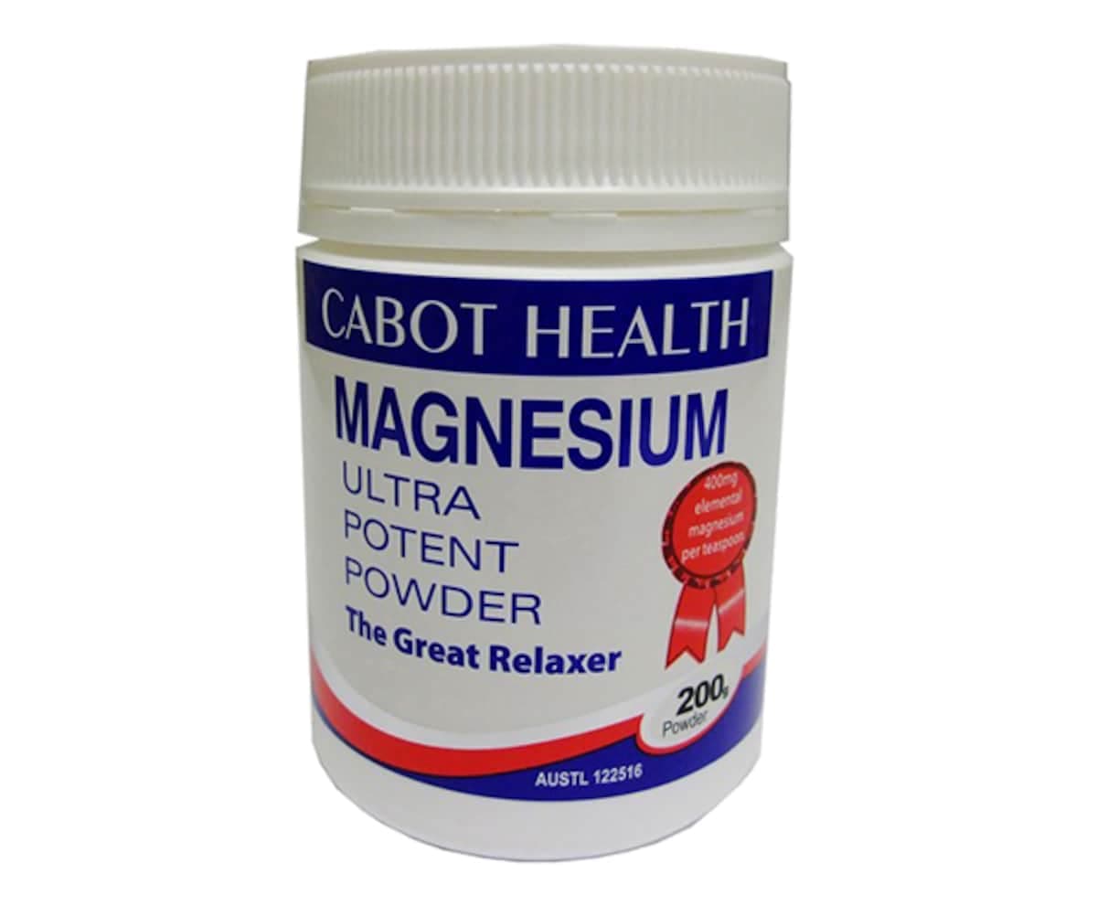 Cabot Health Ultra Potent Magnesium Powder Citrus 200G