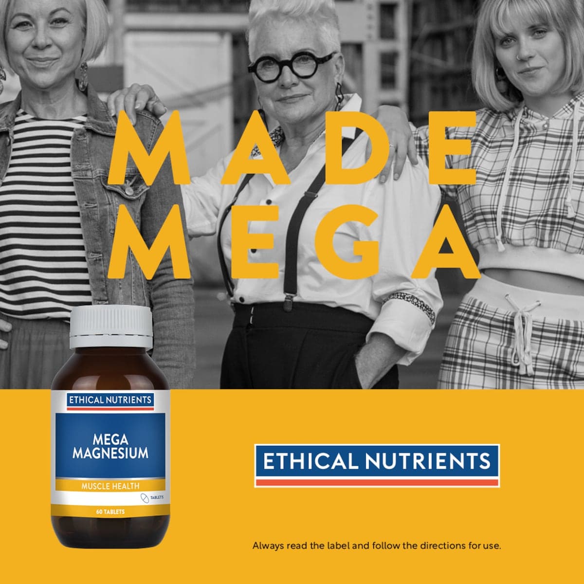 Thumbnail Ethical Nutrients Mega Magnesium 120 Tablets