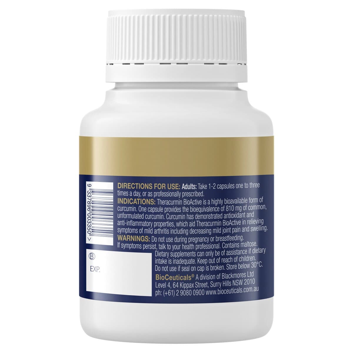 Thumbnail Bioceuticals Theracurmin Bioactive 30Mg 60 Capsules