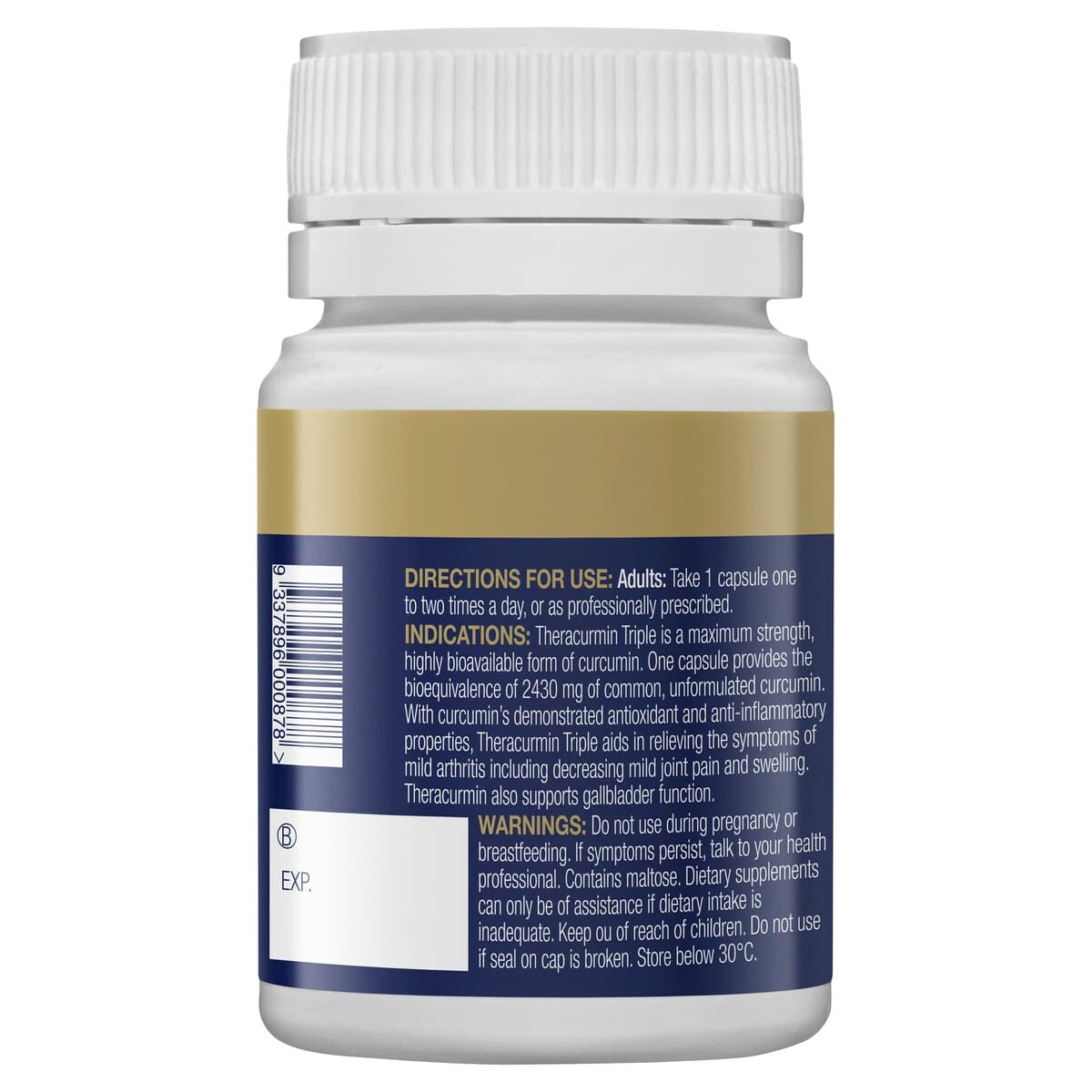 Thumbnail Bioceuticals Theracurmin Triple 30 Capsules