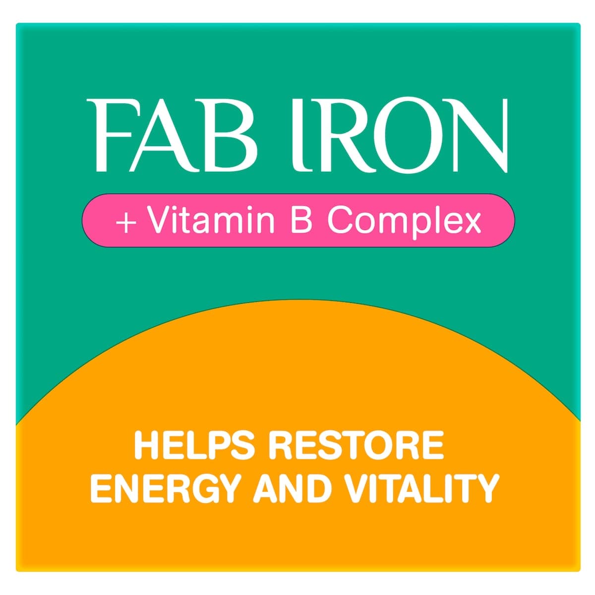 Thumbnail Fab Iron + Vitamin B Complex 60 Tablets