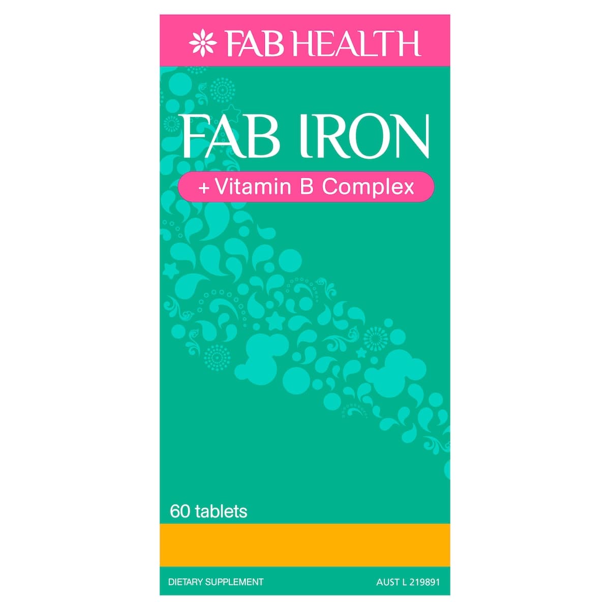 Thumbnail Fab Iron + Vitamin B Complex 60 Tablets