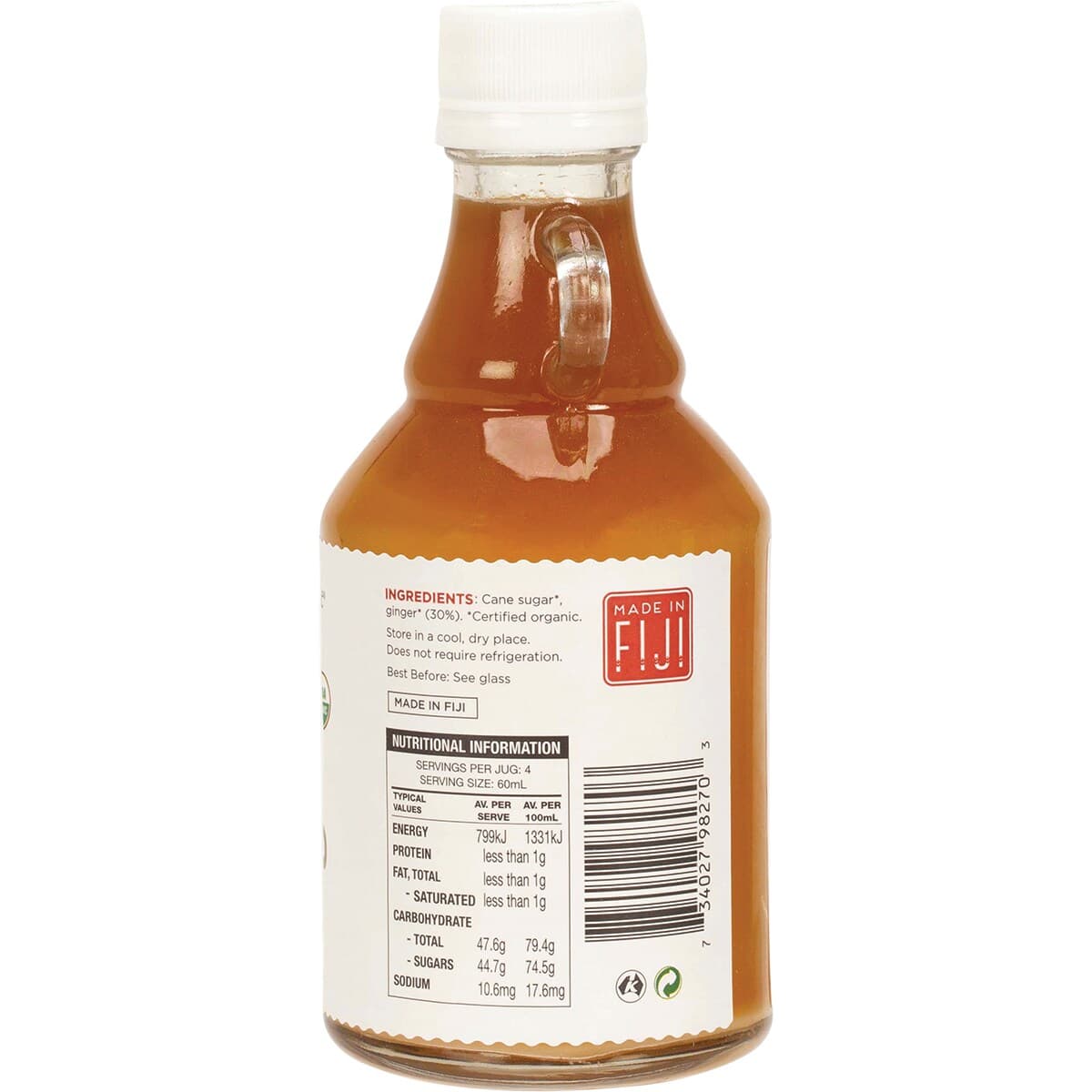 Thumbnail The Ginger People Organic Fiji Ginger Syrup 237Ml