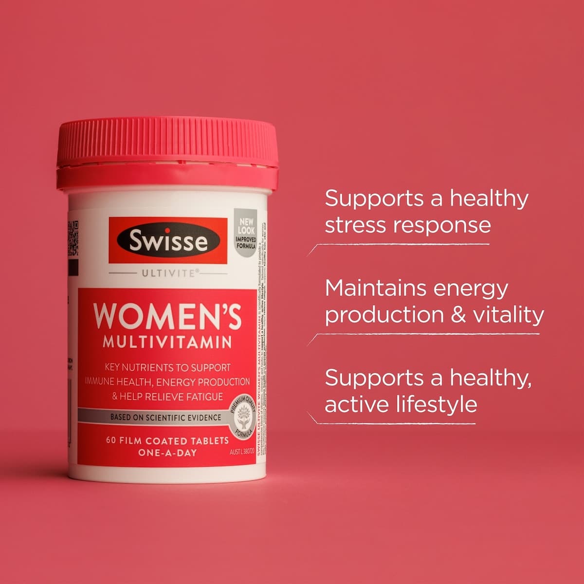 Thumbnail Swisse Ultivite Womens Multivitamin 60 Tablets (Improved Formula)