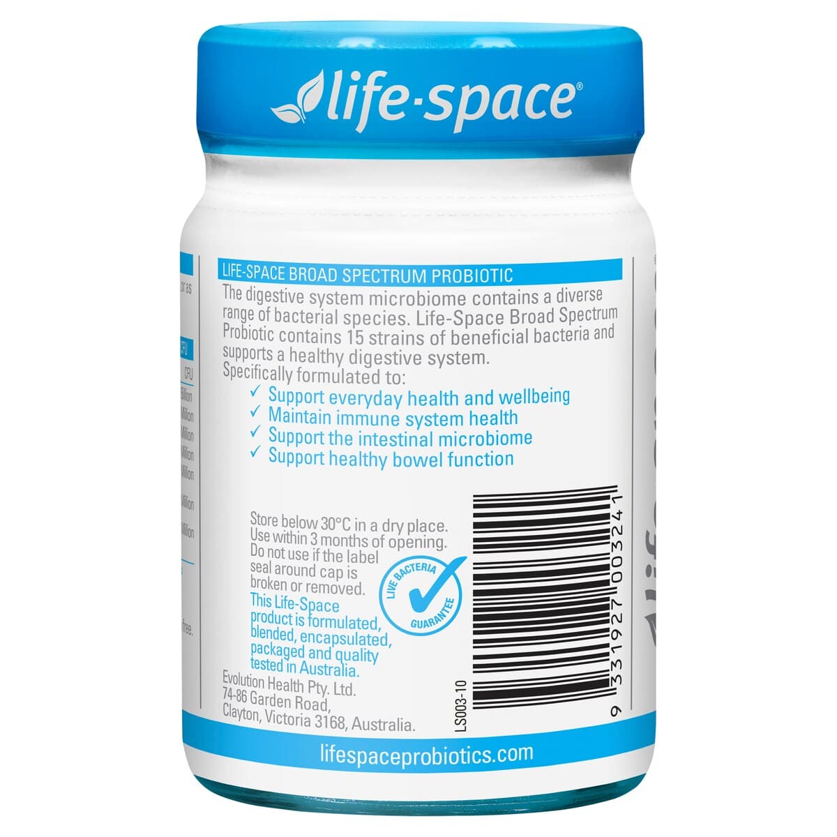 Thumbnail Life-Space Broad Spectrum Probiotic 60 Capsules