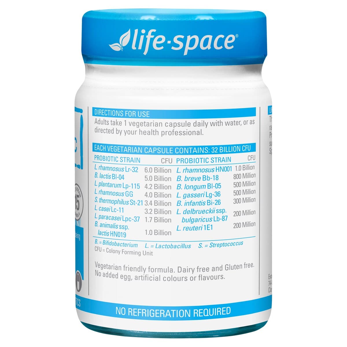 Thumbnail Life-Space Broad Spectrum Probiotic 60 Capsules