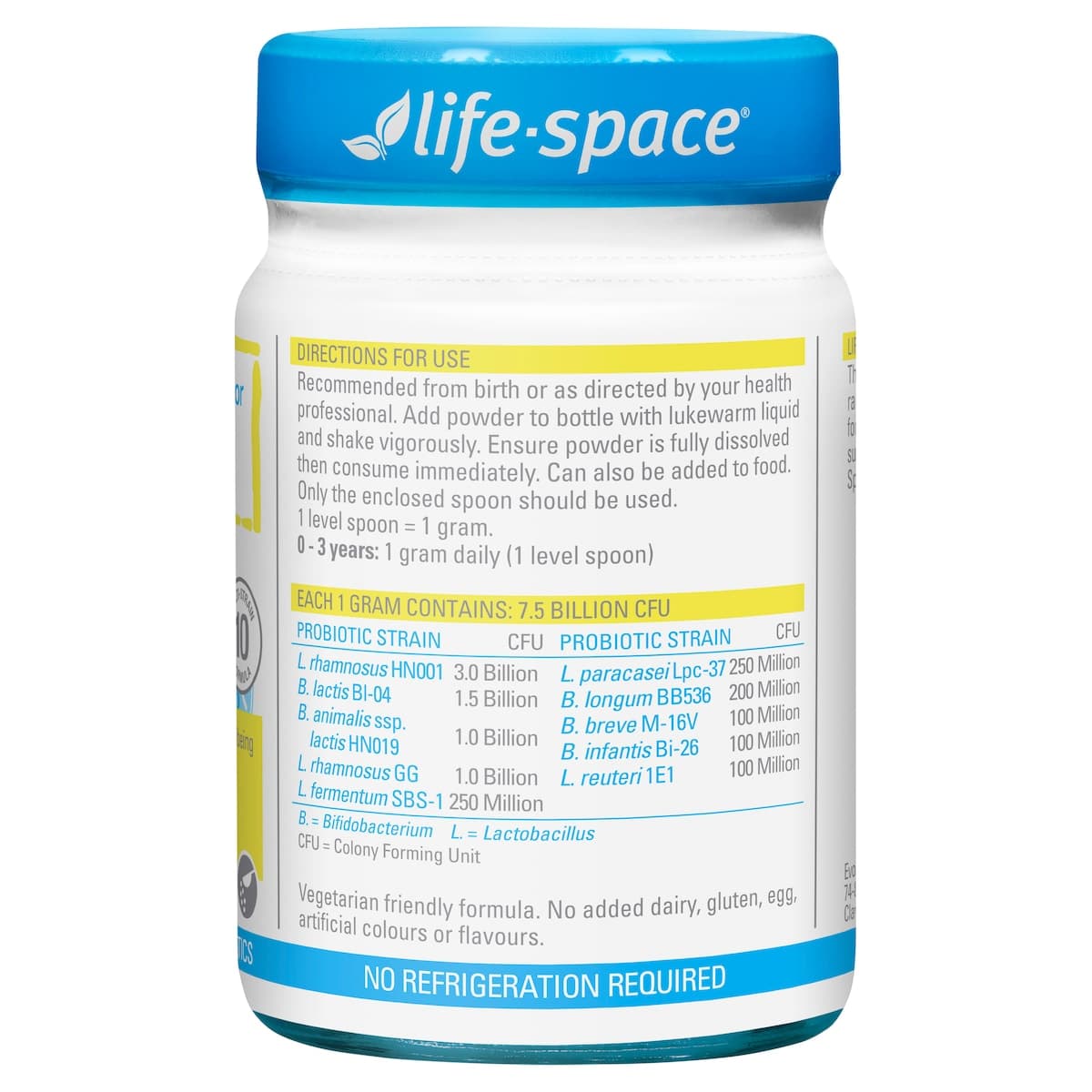 Thumbnail Life-Space Probiotic Powder For Baby 60G