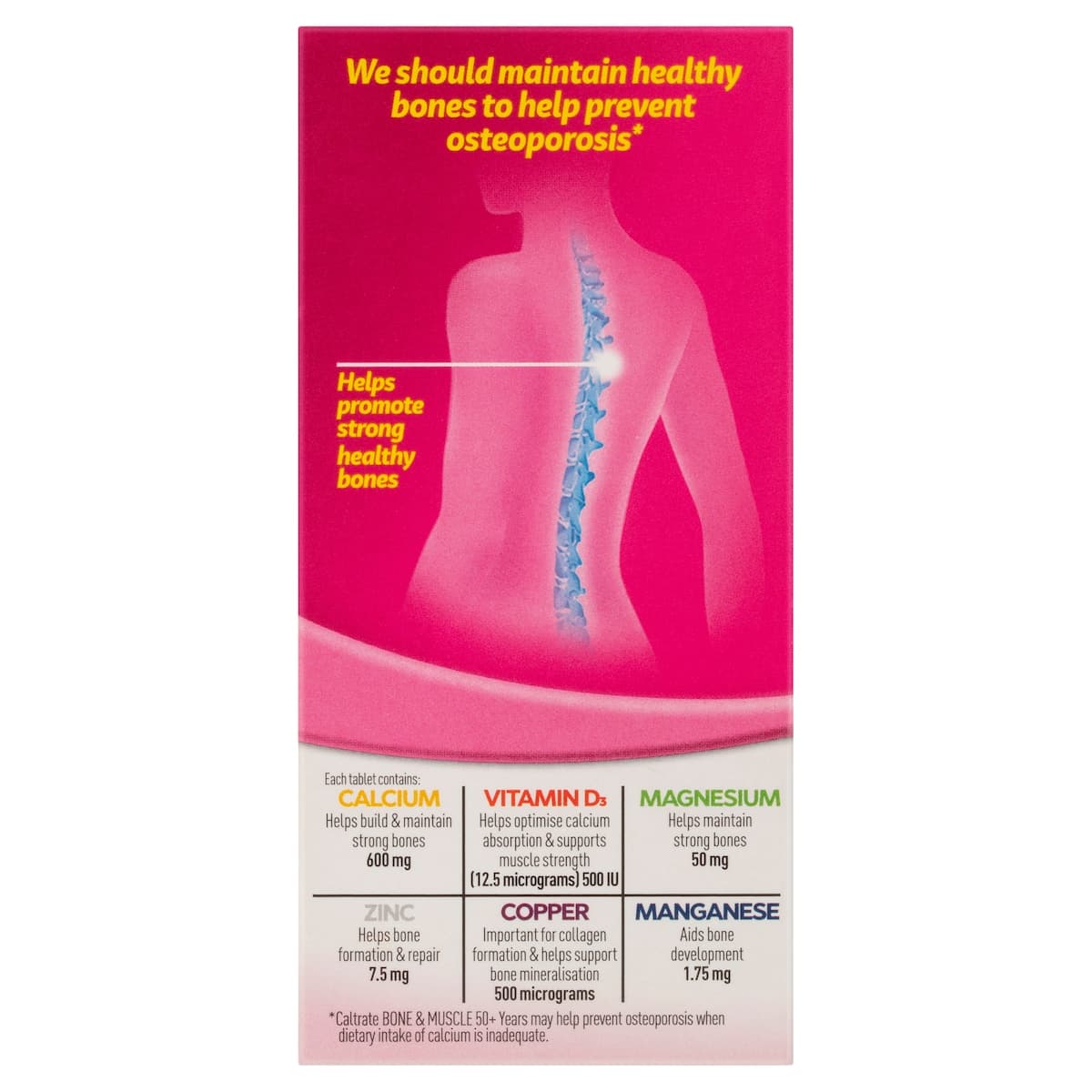 Thumbnail Caltrate Bone & Muscle 50+ 60 Tablets