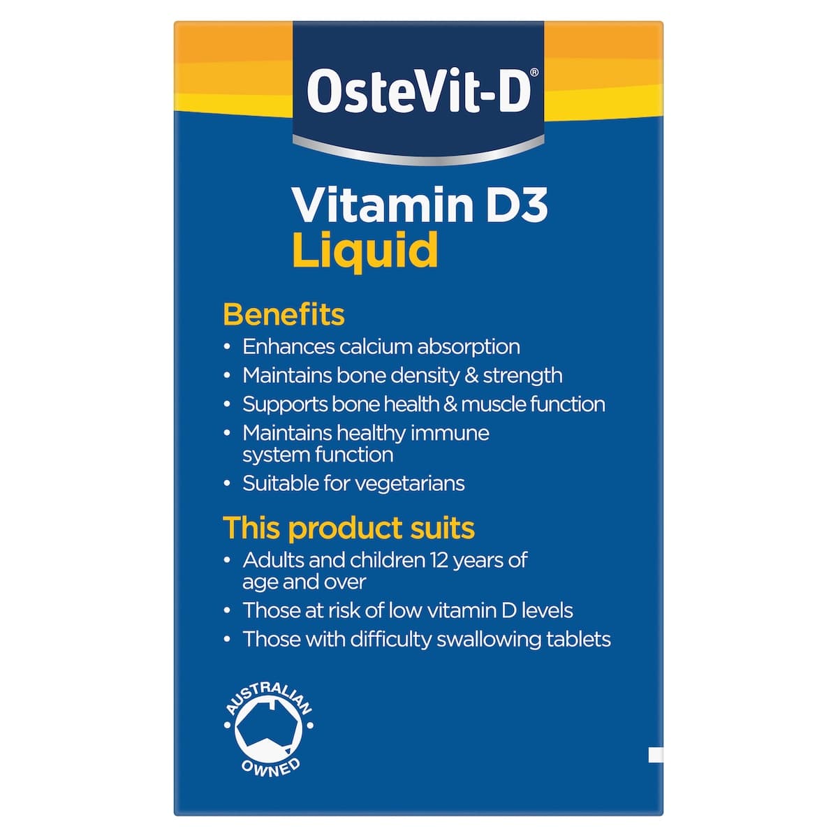 Thumbnail Ostevit-D Vitamin D3 Liquid 50Ml (250 Doses)