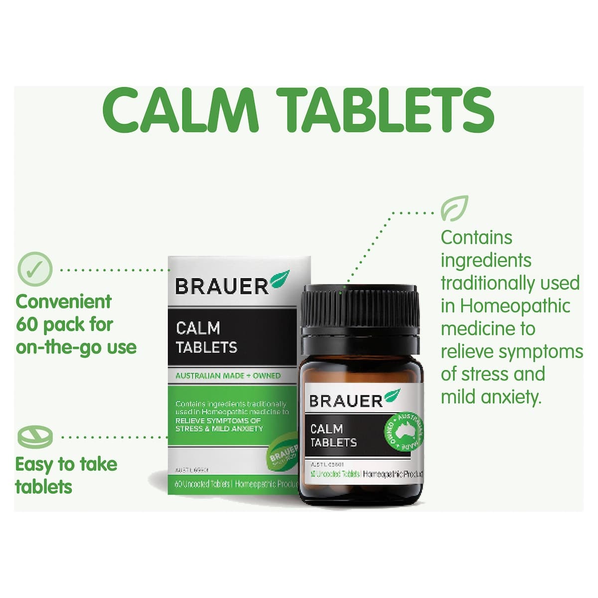 Thumbnail Brauer Calm 60 Tablets