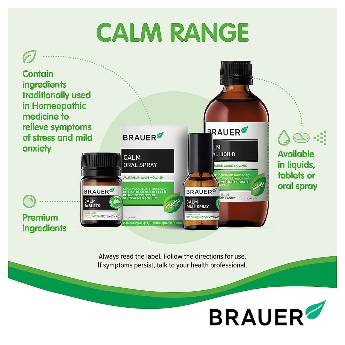 Thumbnail Brauer Calm 60 Tablets