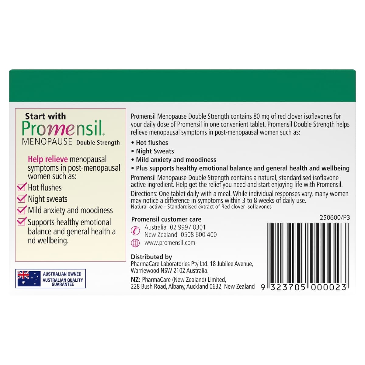 Thumbnail Promensil Menopause Double Strength 30 Tablets