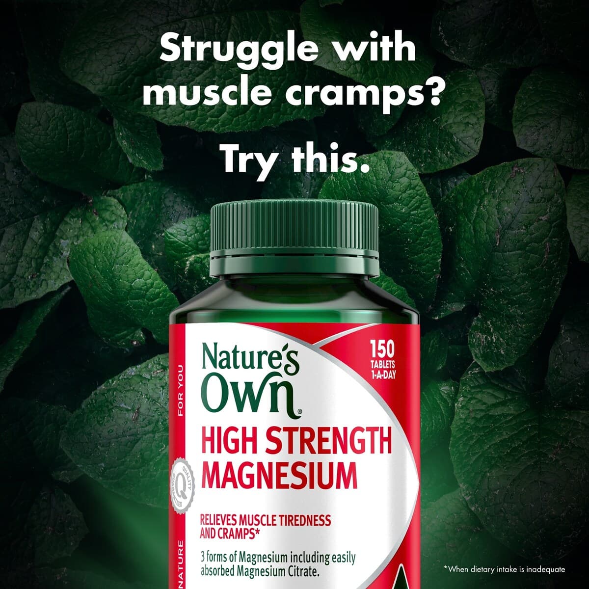 Thumbnail Nature's Own High Strength Magnesium 150 Tablets