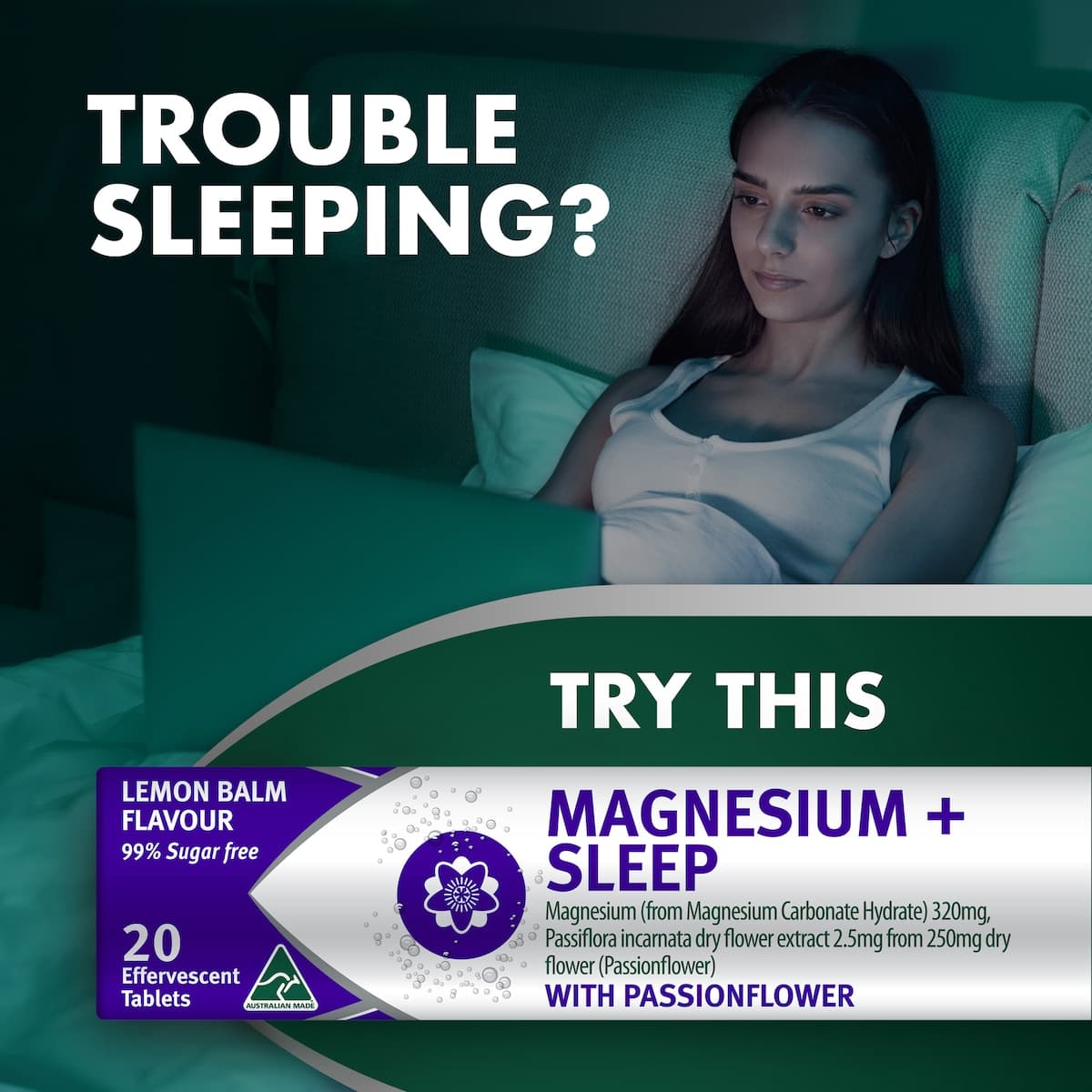 Thumbnail Nature's Own Magnesium + Sleep Effervescent 20 Tablets