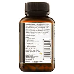 Go Healthy 1-A-Day Ginkgo 9000 60 Capsules