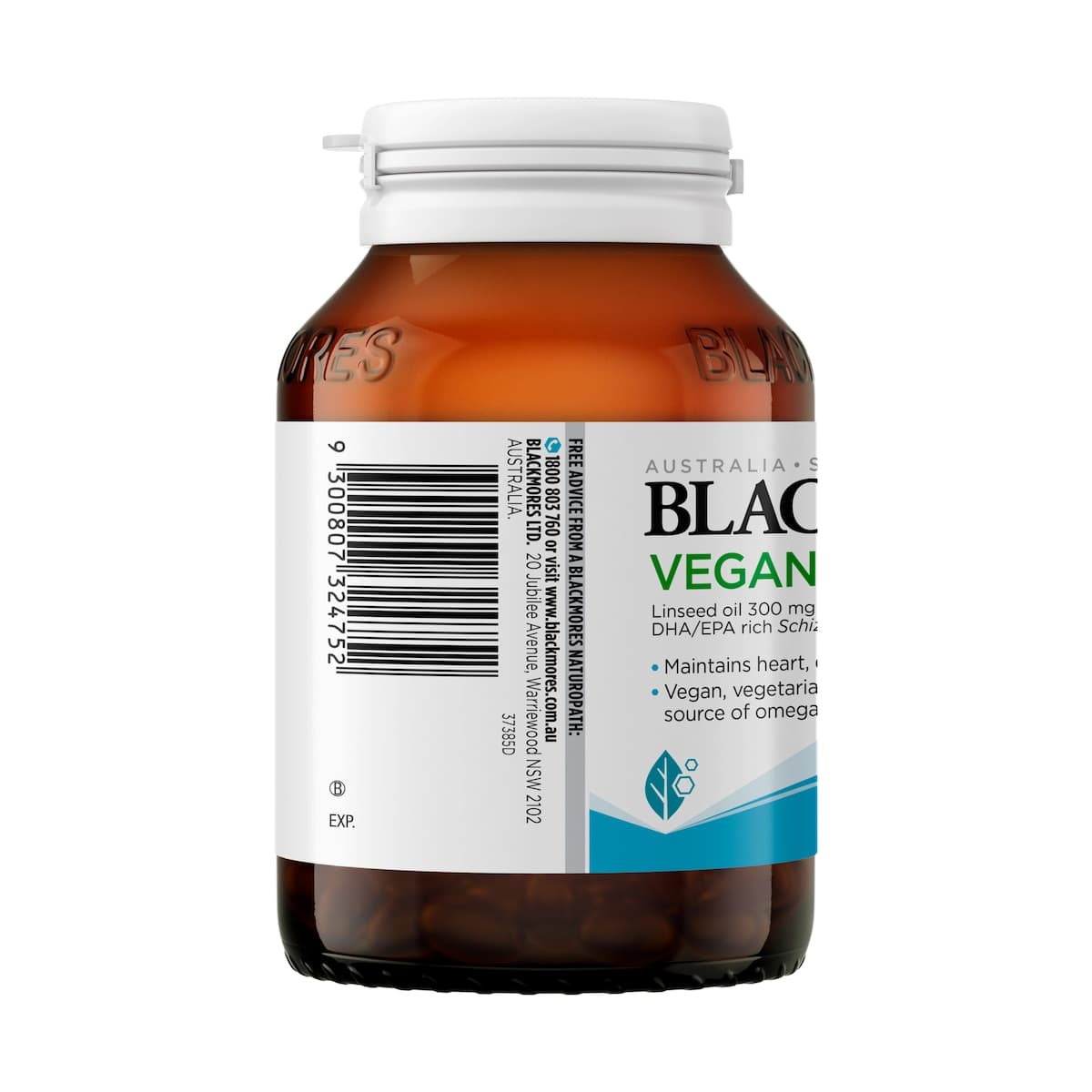 Thumbnail Blackmores Vegan Omega-3 Oil 120 Capsules