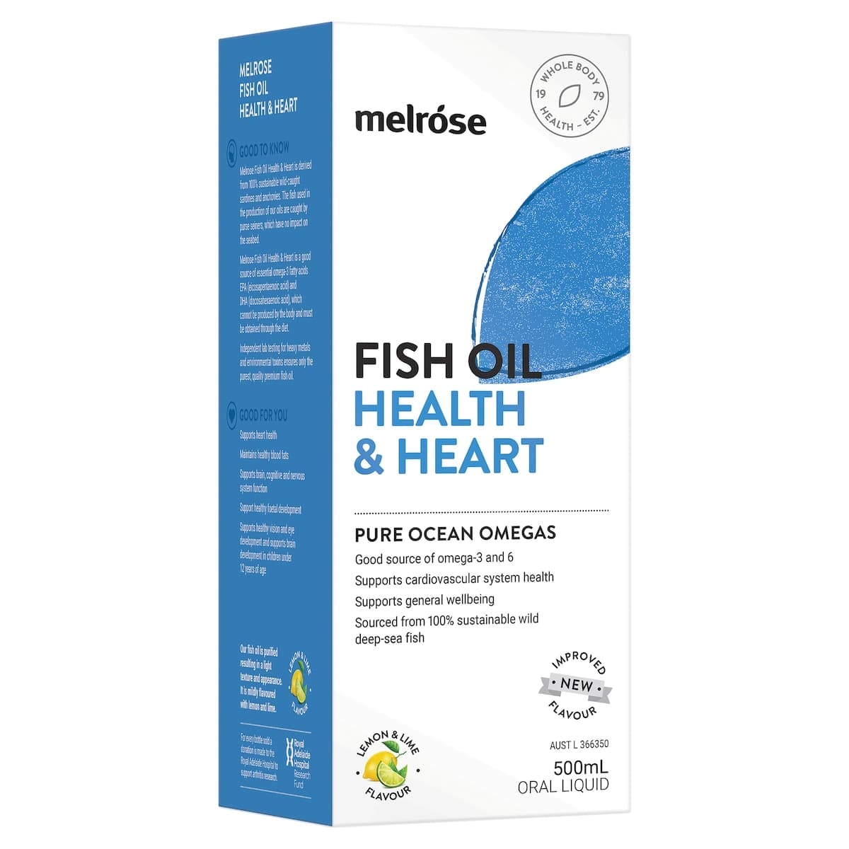 Thumbnail Melrose Fish Oil Health & Heart 500Ml