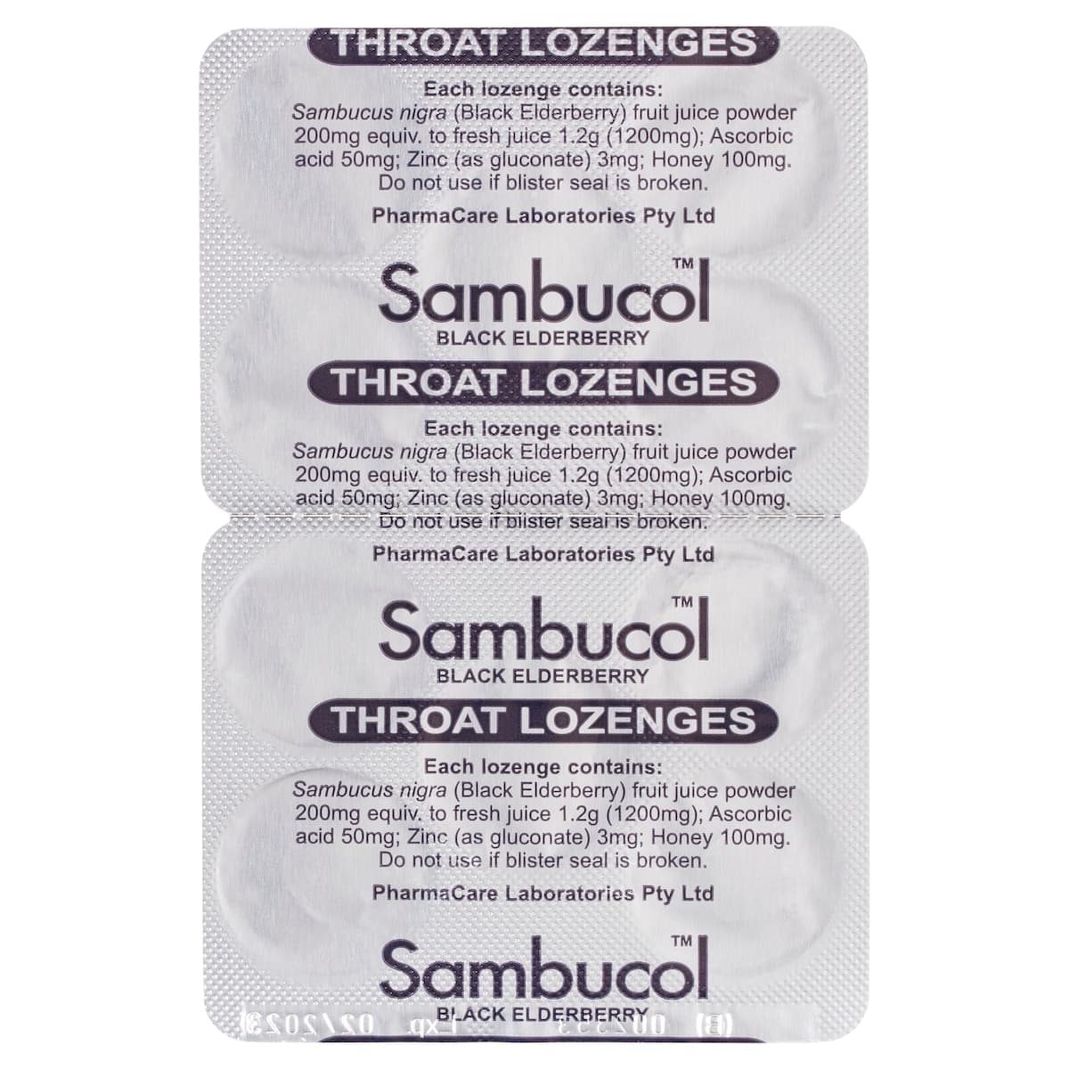 Thumbnail Sambucol Immune Defence Lozenges 20 Pack