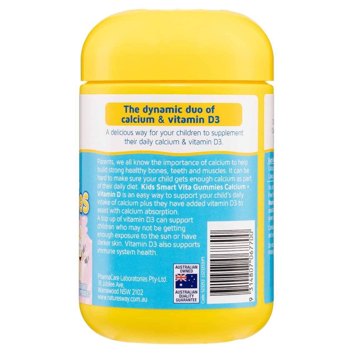 Thumbnail Natures Way Kids Smart Vita Gummies Calcium + Vitamin D 120 Pack