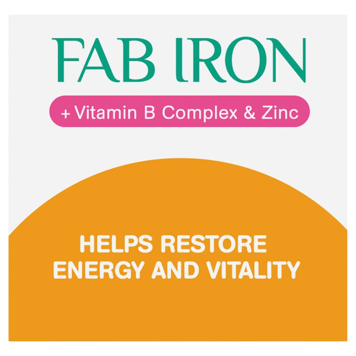 Thumbnail Fab Iron + Vitamin B + Zinc 60 Capsules