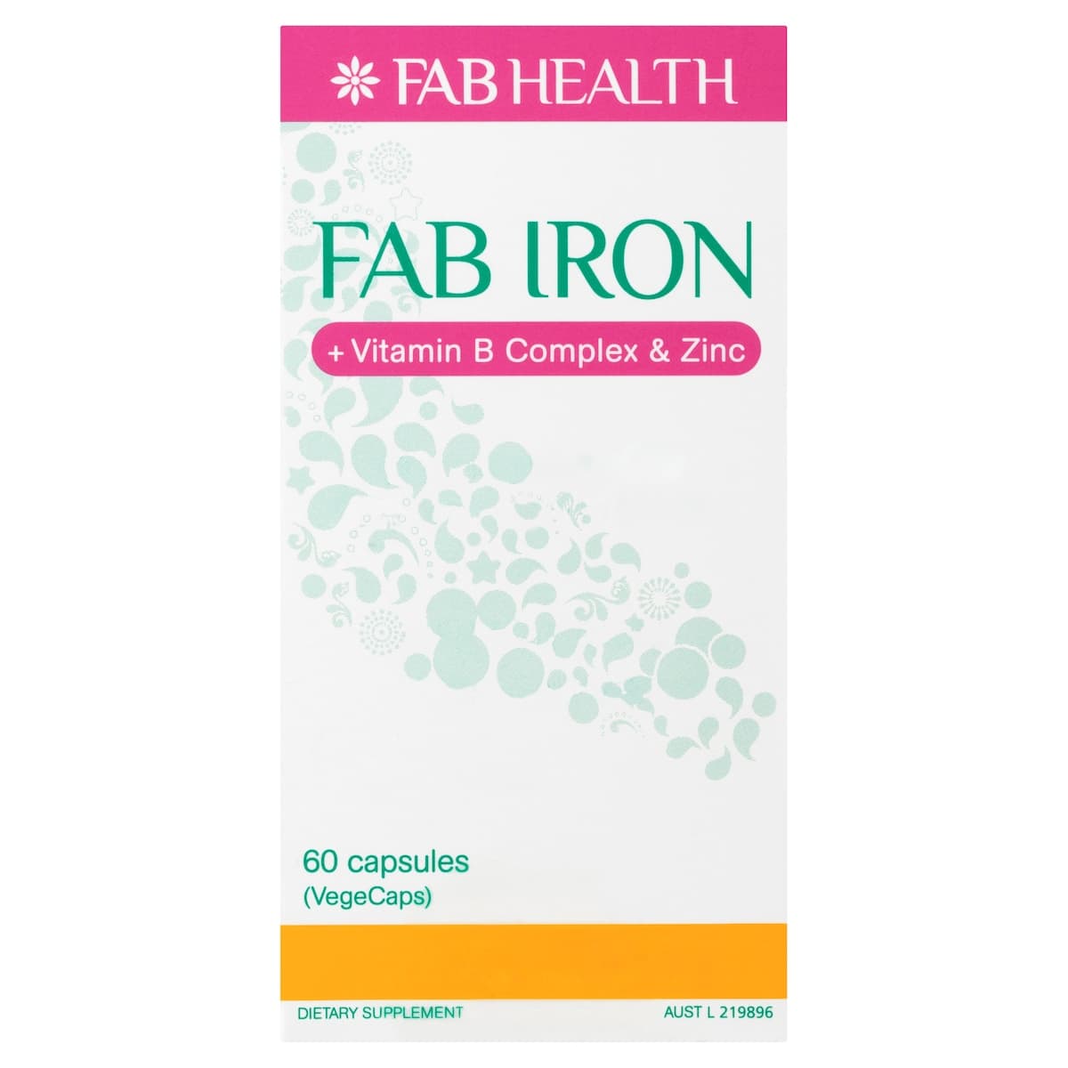 Thumbnail Fab Iron + Vitamin B + Zinc 60 Capsules