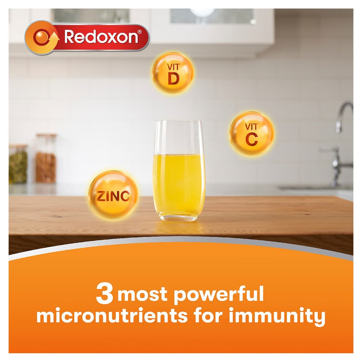 Thumbnail Redoxon Immunity Orange 15 Effervescent Tablets