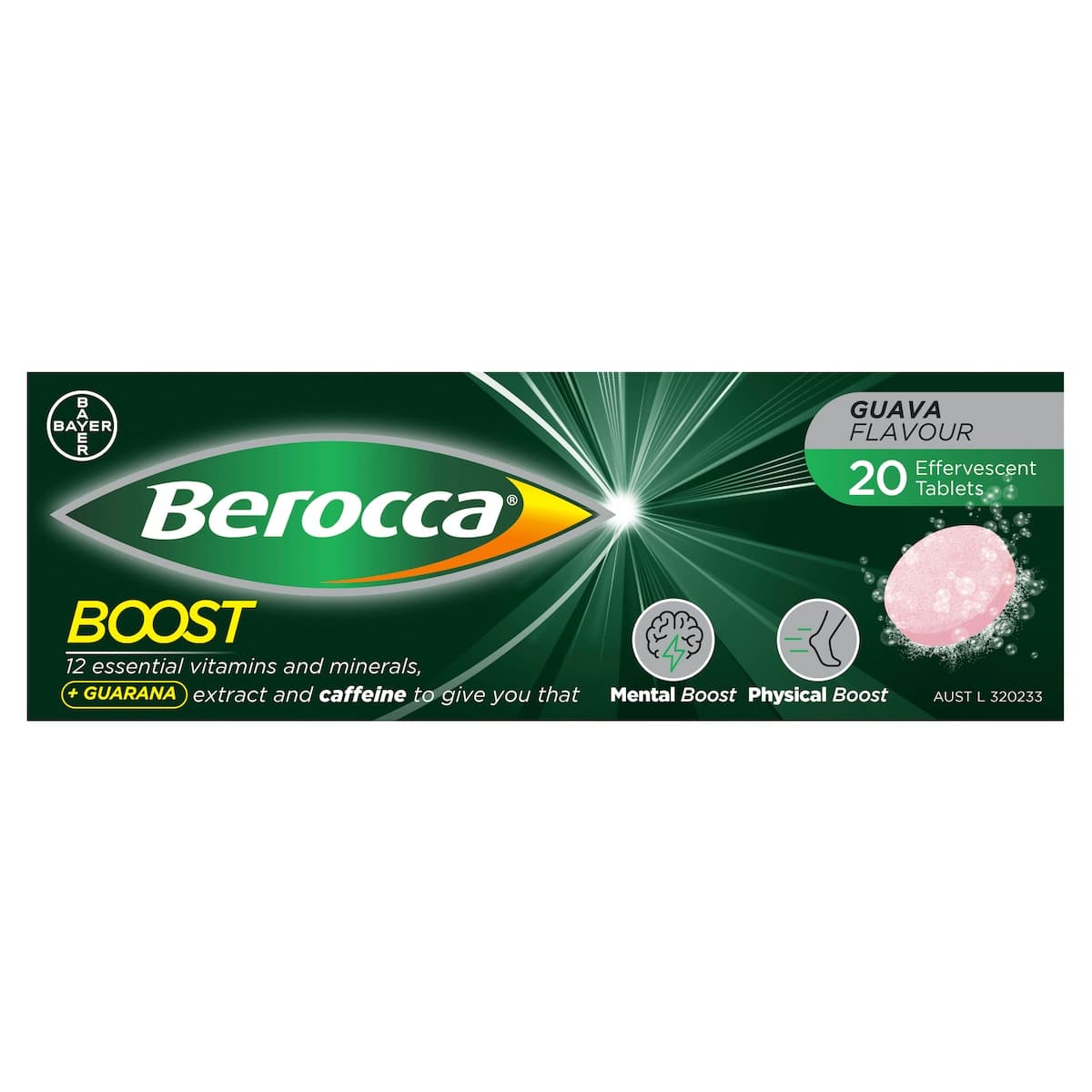 Thumbnail Berocca Boost 20 Effervescent Tablets