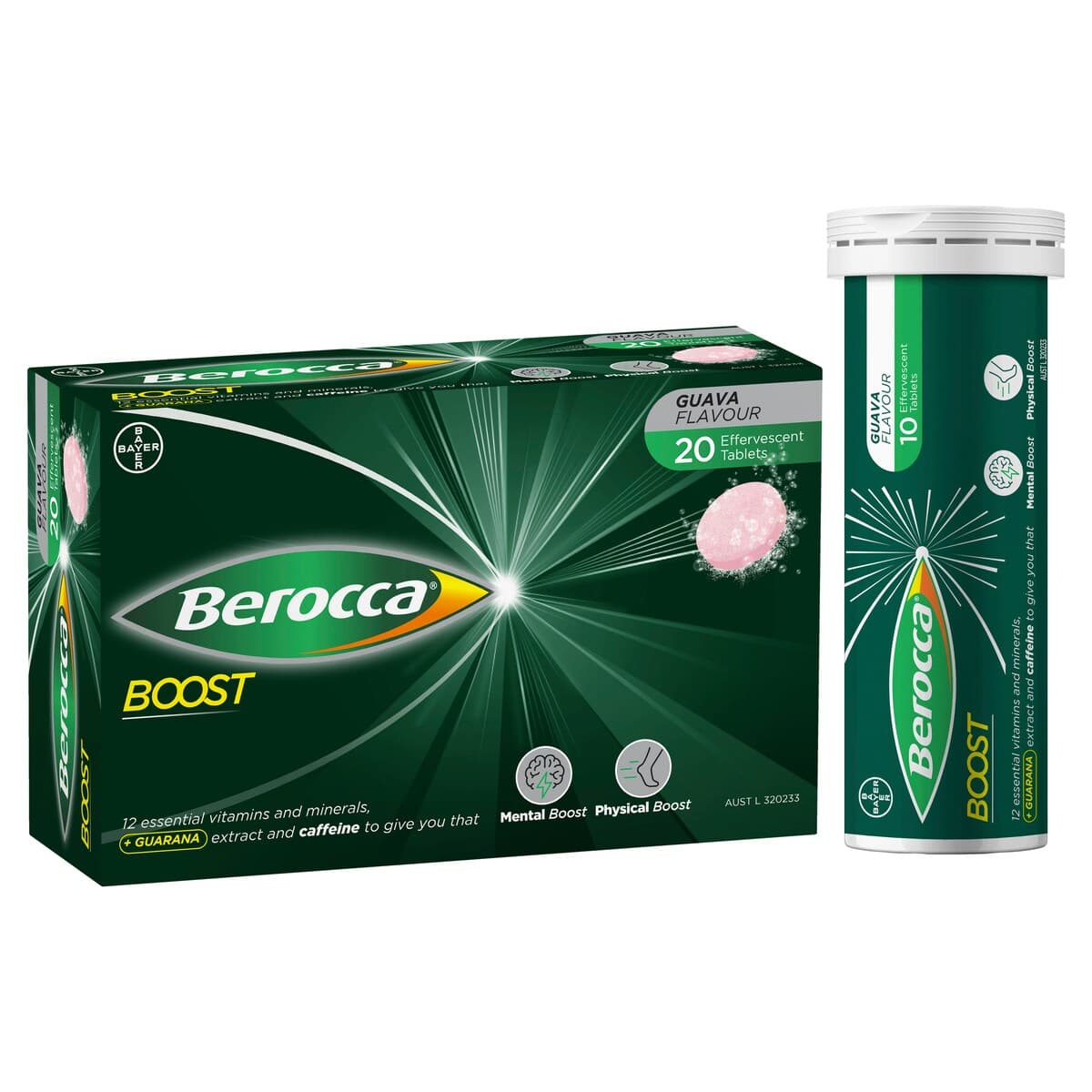 Thumbnail Berocca Boost 20 Effervescent Tablets