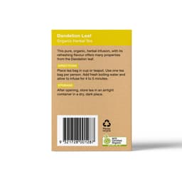 Planet Organic Dandelion Tea 25 Tea Bags