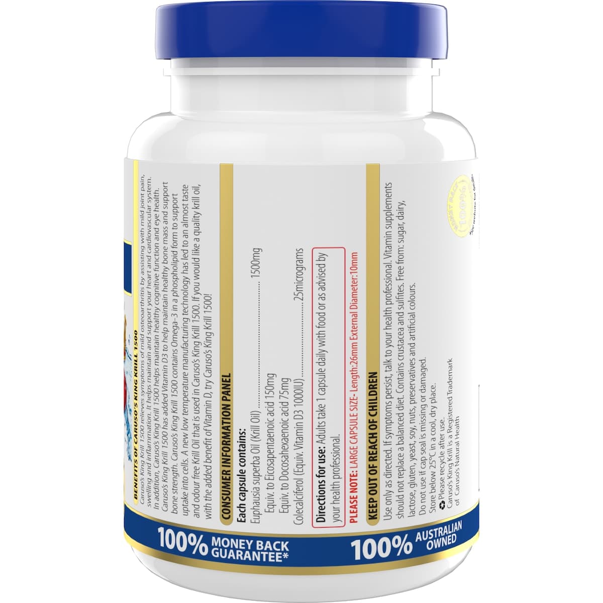 Thumbnail Carusos King Krill 1500Mg 60 Capsules