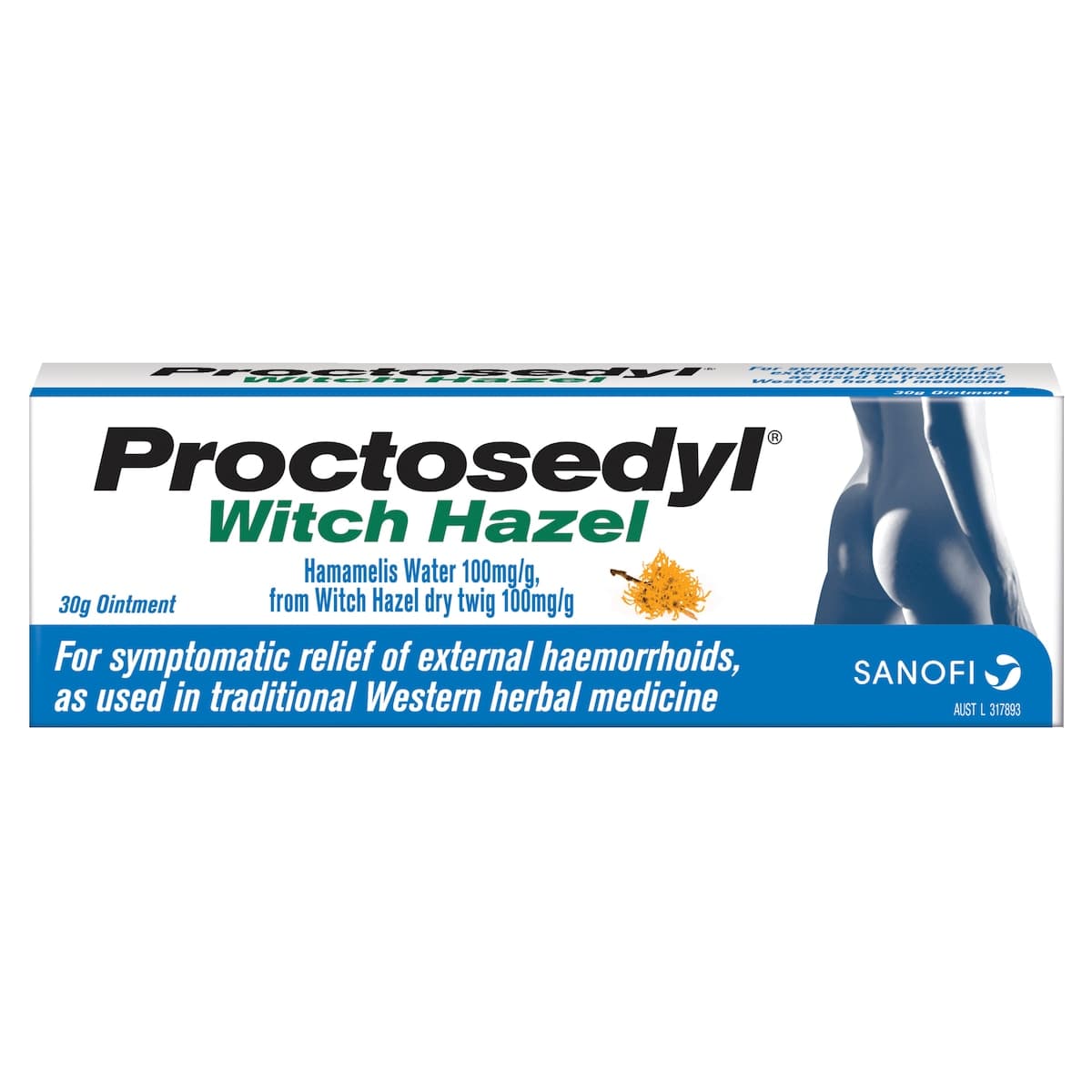 Thumbnail Proctosedyl Haemorrhoids Relief Ointment Witch Hazel 30G