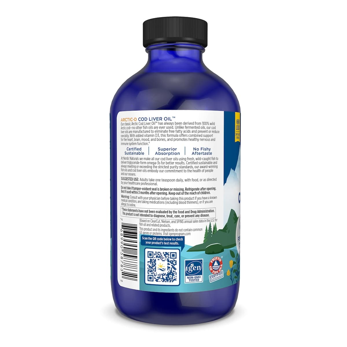 Thumbnail Nordic Naturals Arctic-D Cod Liver Oil Lemon 237Ml