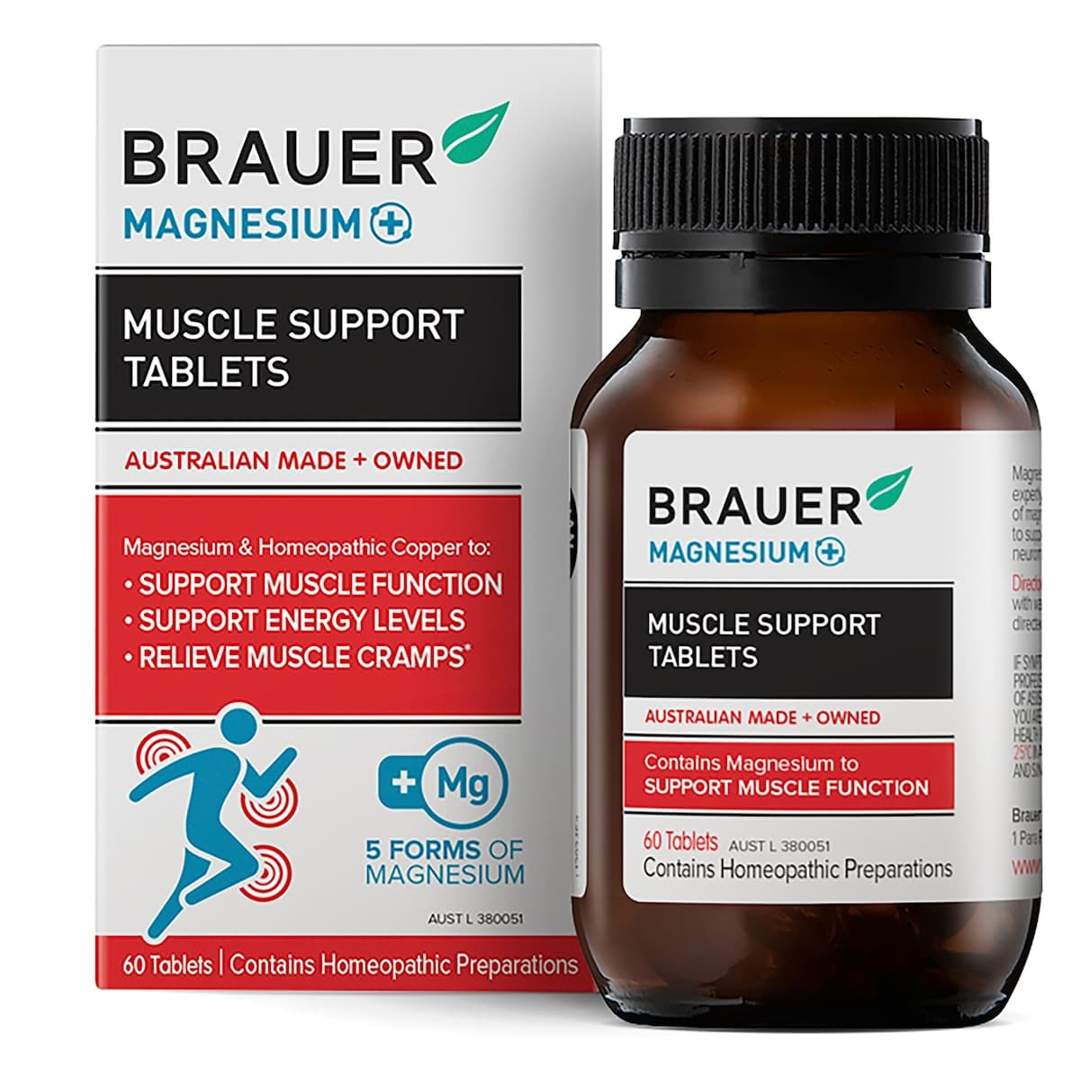 Thumbnail Brauer Magnesium+ Muscle Support 60 Tablets