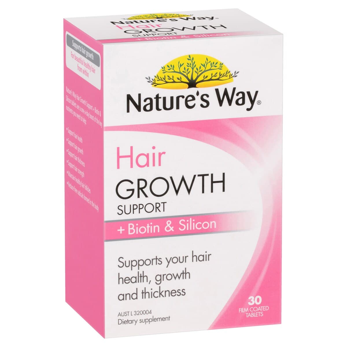 Thumbnail Natures Way Hair Growth Support + Biotin & Silicon 30 Tablets