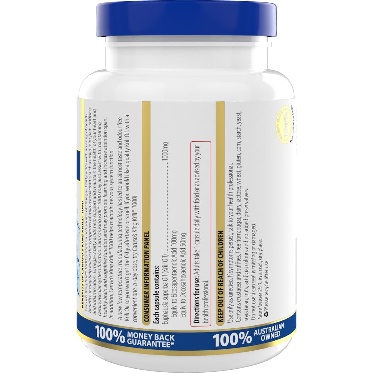 Thumbnail Carusos King Krill 1000Mg 120 Capsules