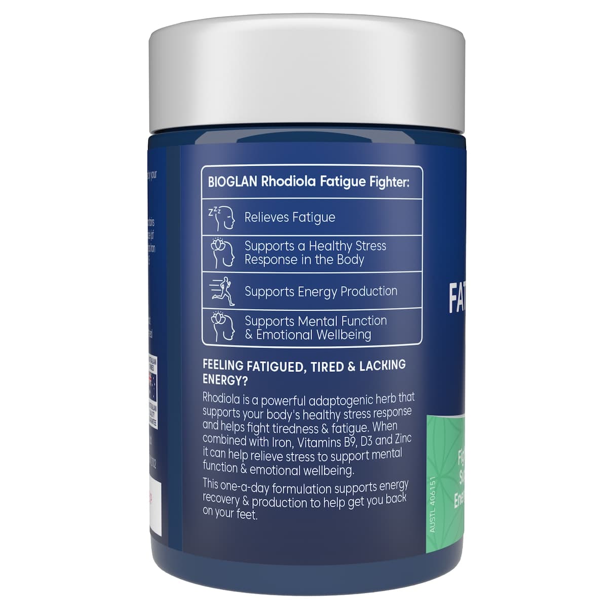 Bioglan Rhodiola Fatigue Fight 30 Tablets