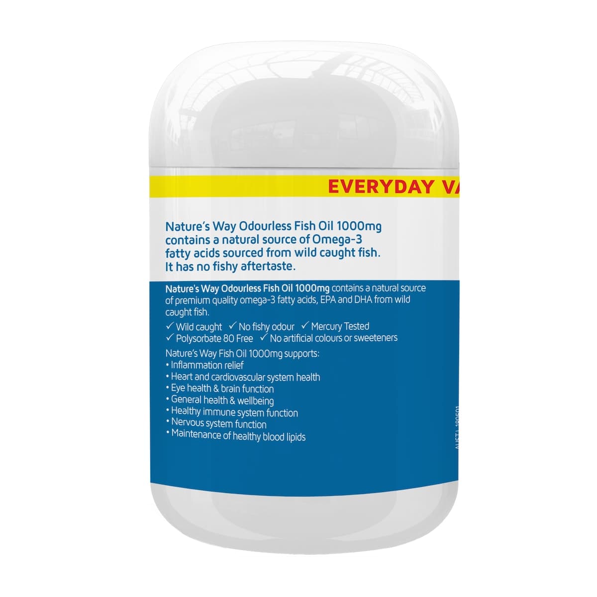 Thumbnail Natures Way Odourless Fish Oil 1000Mg 80 Capsules