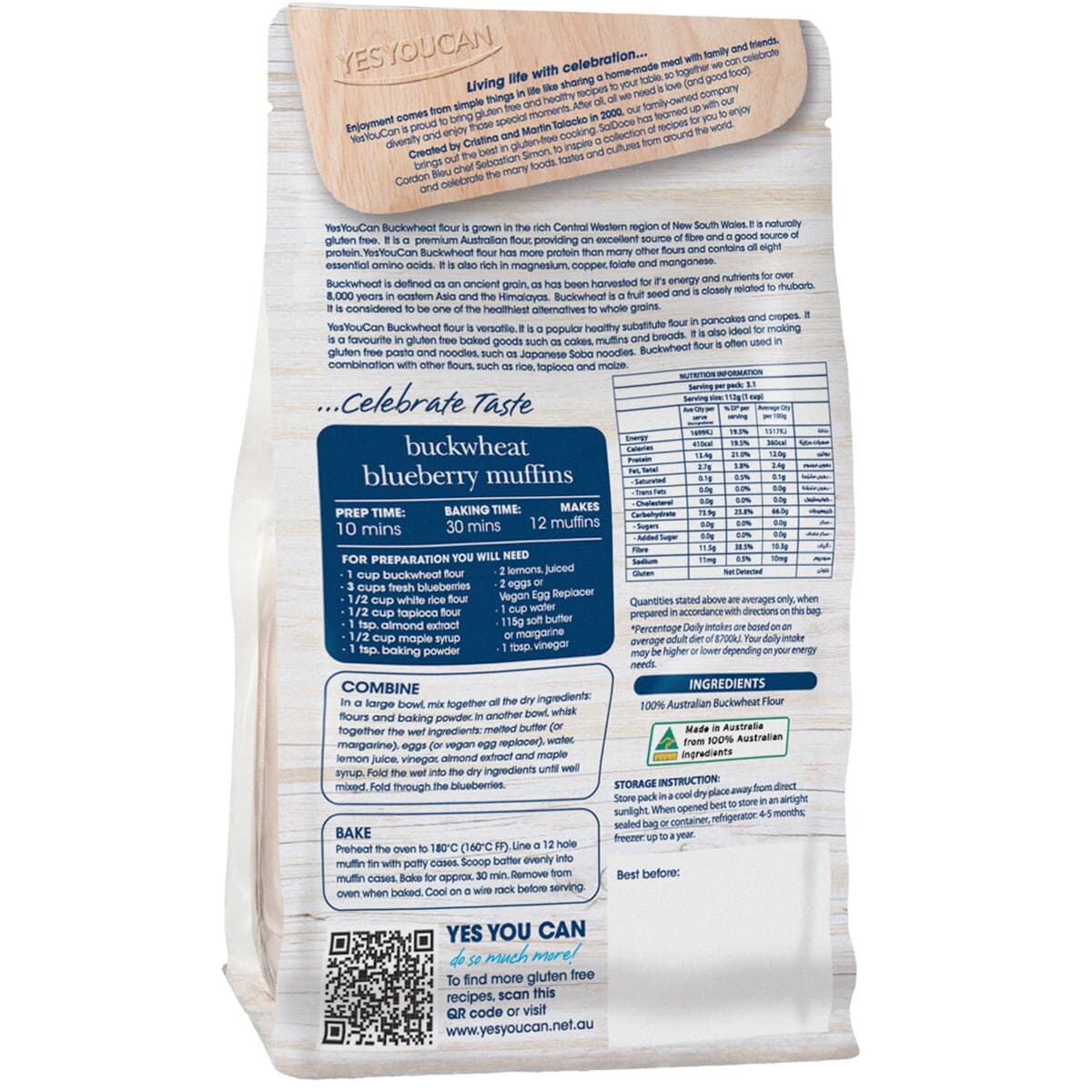 Thumbnail Yesyoucan Buckwheat Flour 350G