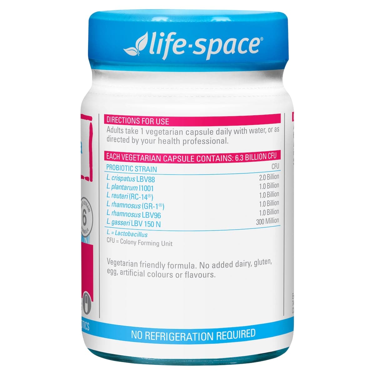 Thumbnail Life-Space Womens Microflora Probiotic 60 Capsules