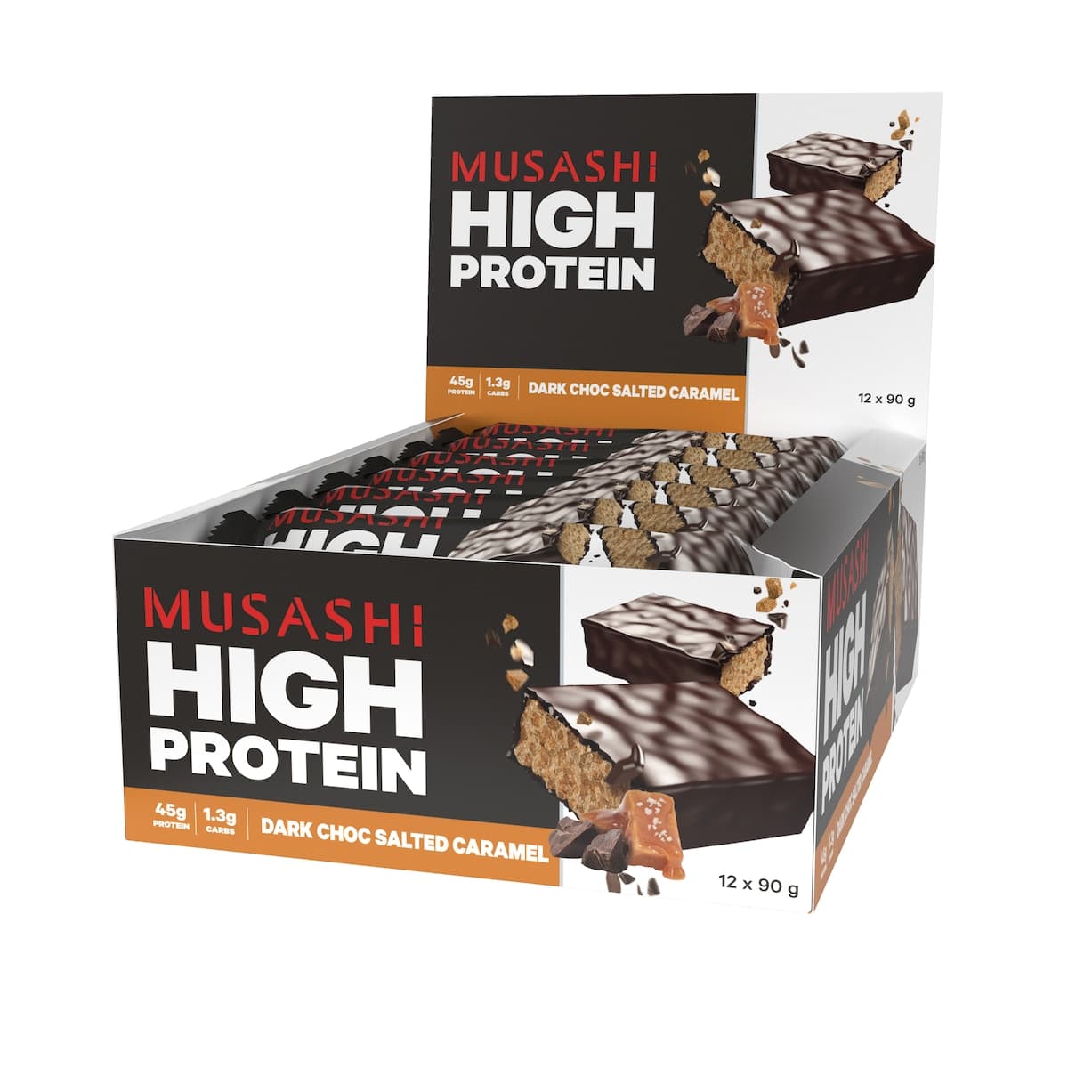 Thumbnail Musashi Recover High Protein Bar Dark Choc Salted Caramel 90G