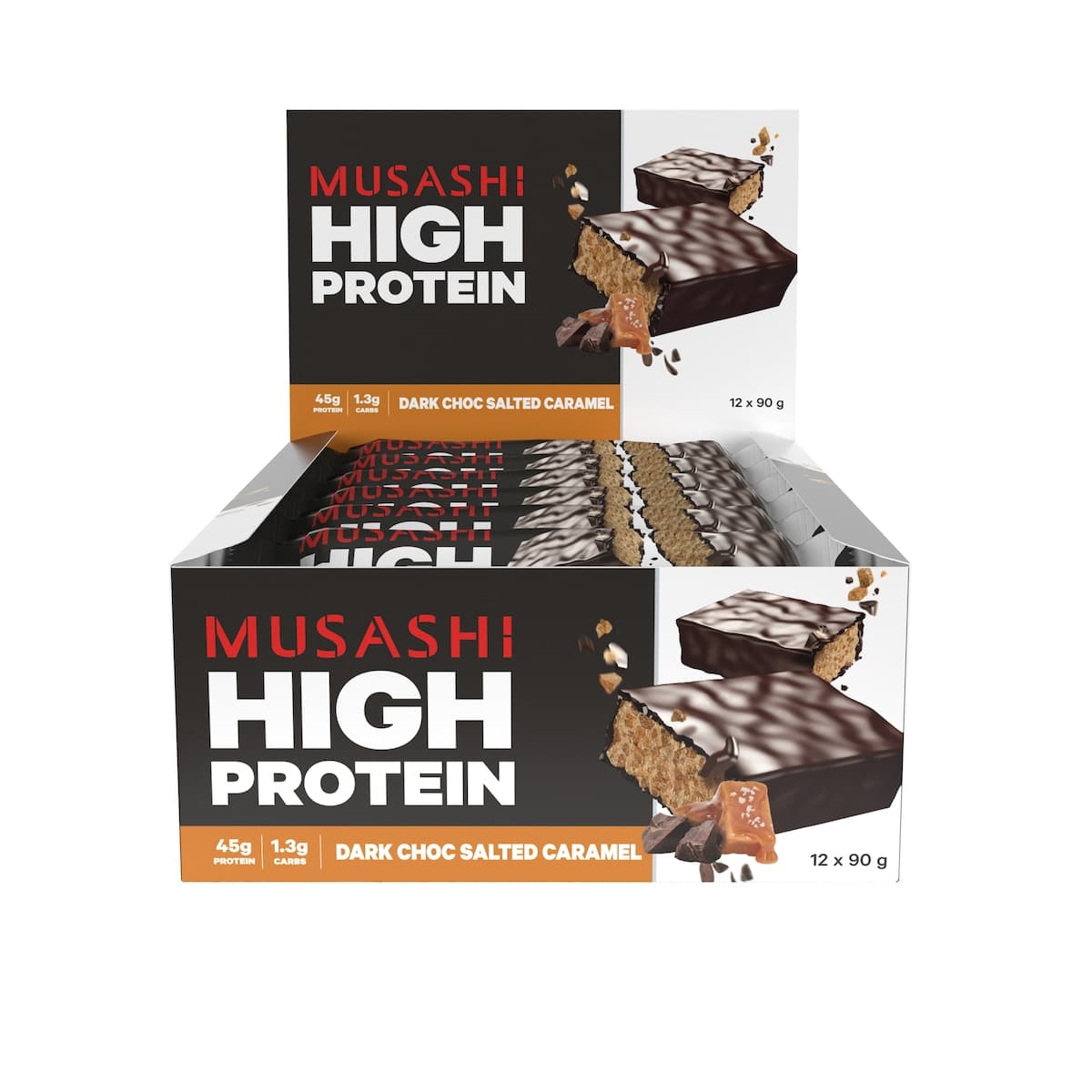 Thumbnail Musashi Recover High Protein Bar Dark Choc Salted Caramel 90G