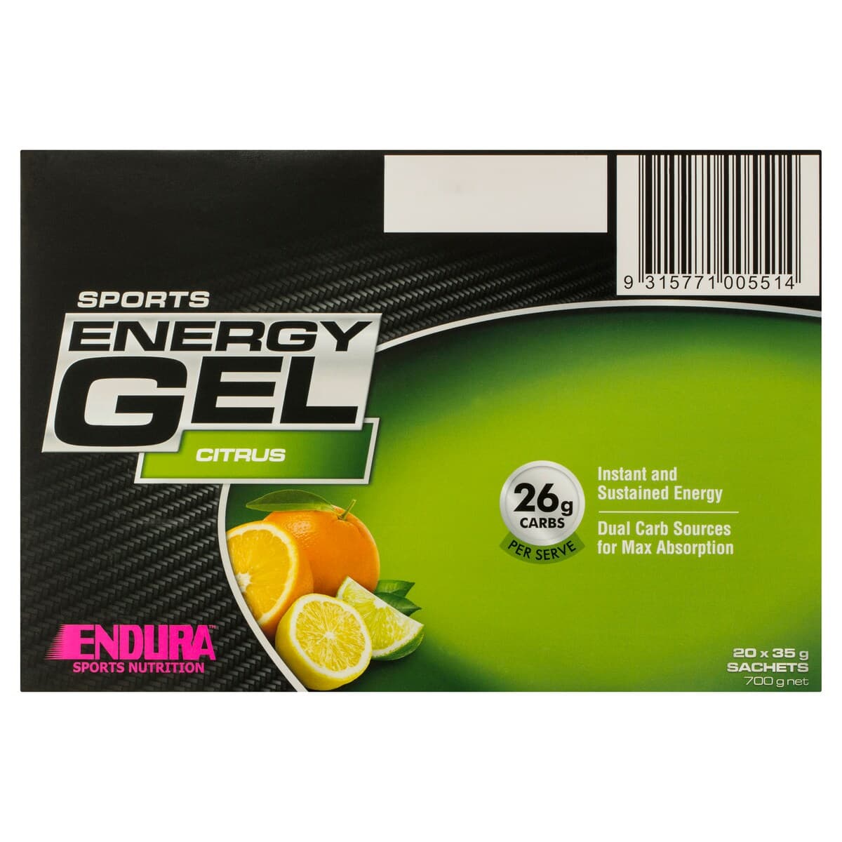 Thumbnail Endura Sports Energy Gel Citrus 35G