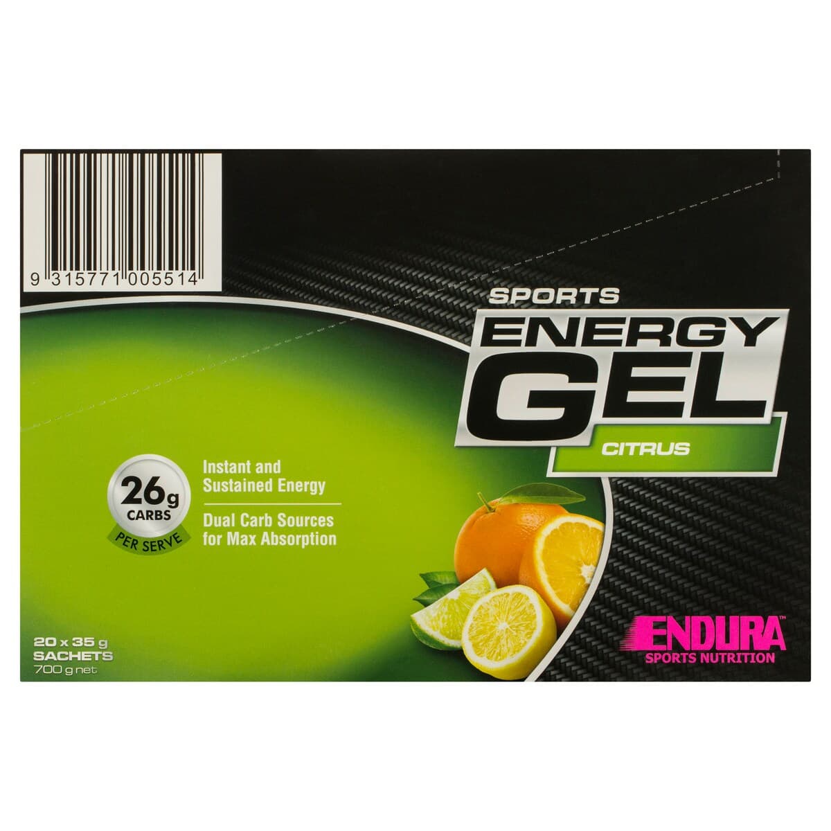 Thumbnail Endura Sports Energy Gel Citrus 35G