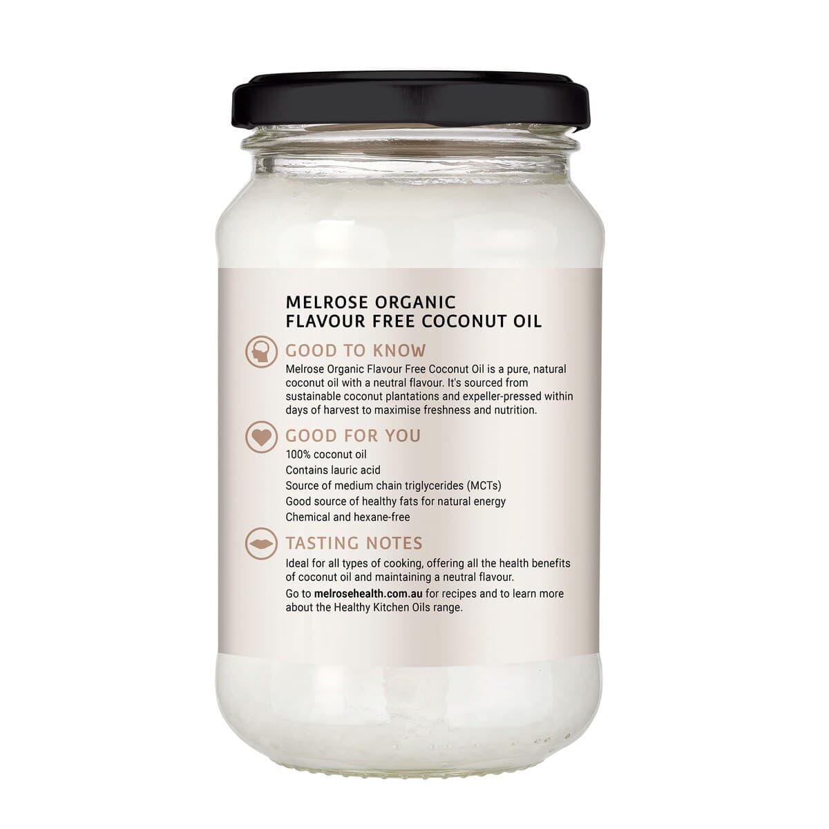 Thumbnail Melrose Organic Flavour Free Coconut Oil 325Ml