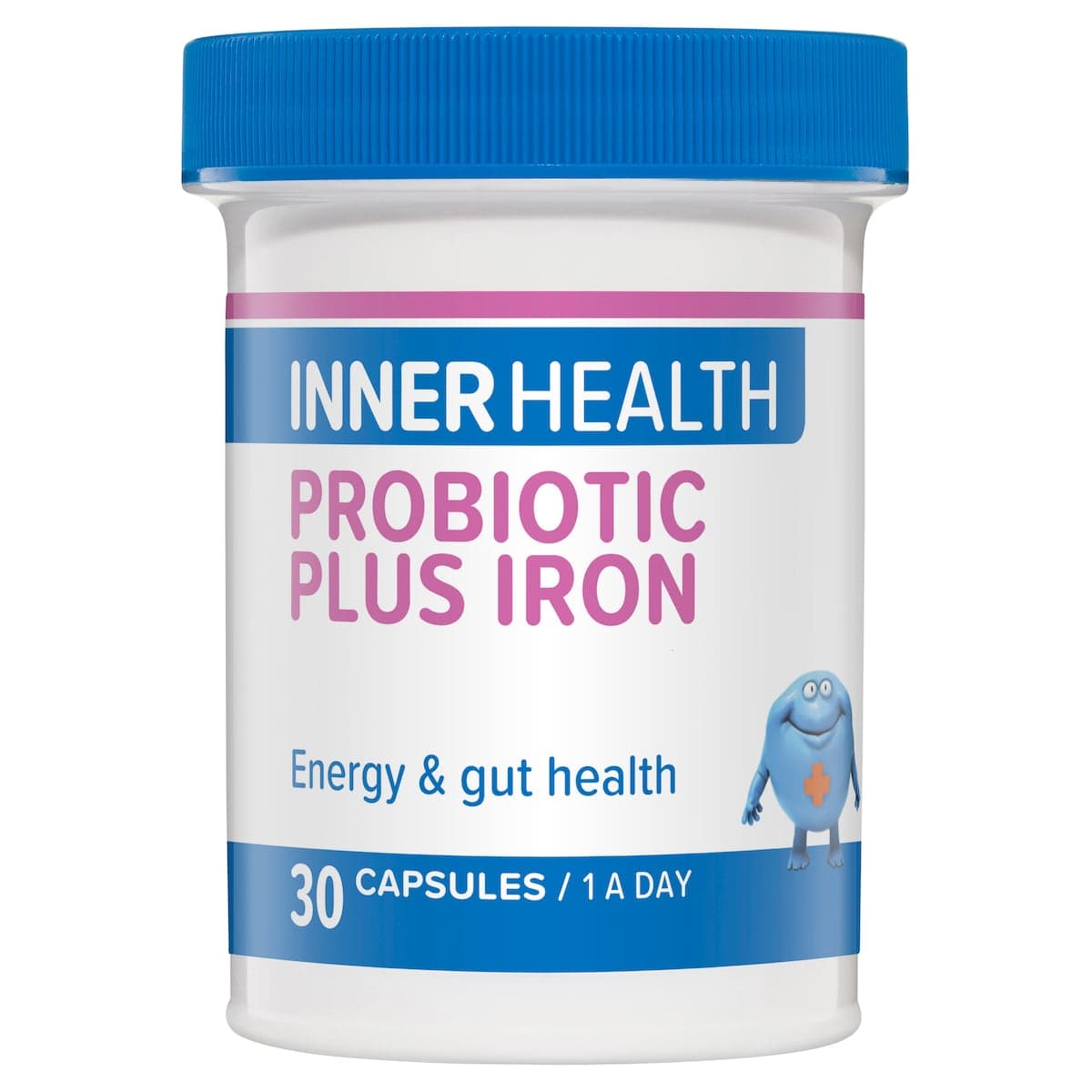 Thumbnail Inner Health Probiotic Plus Iron Fridge Free 30 Capsules