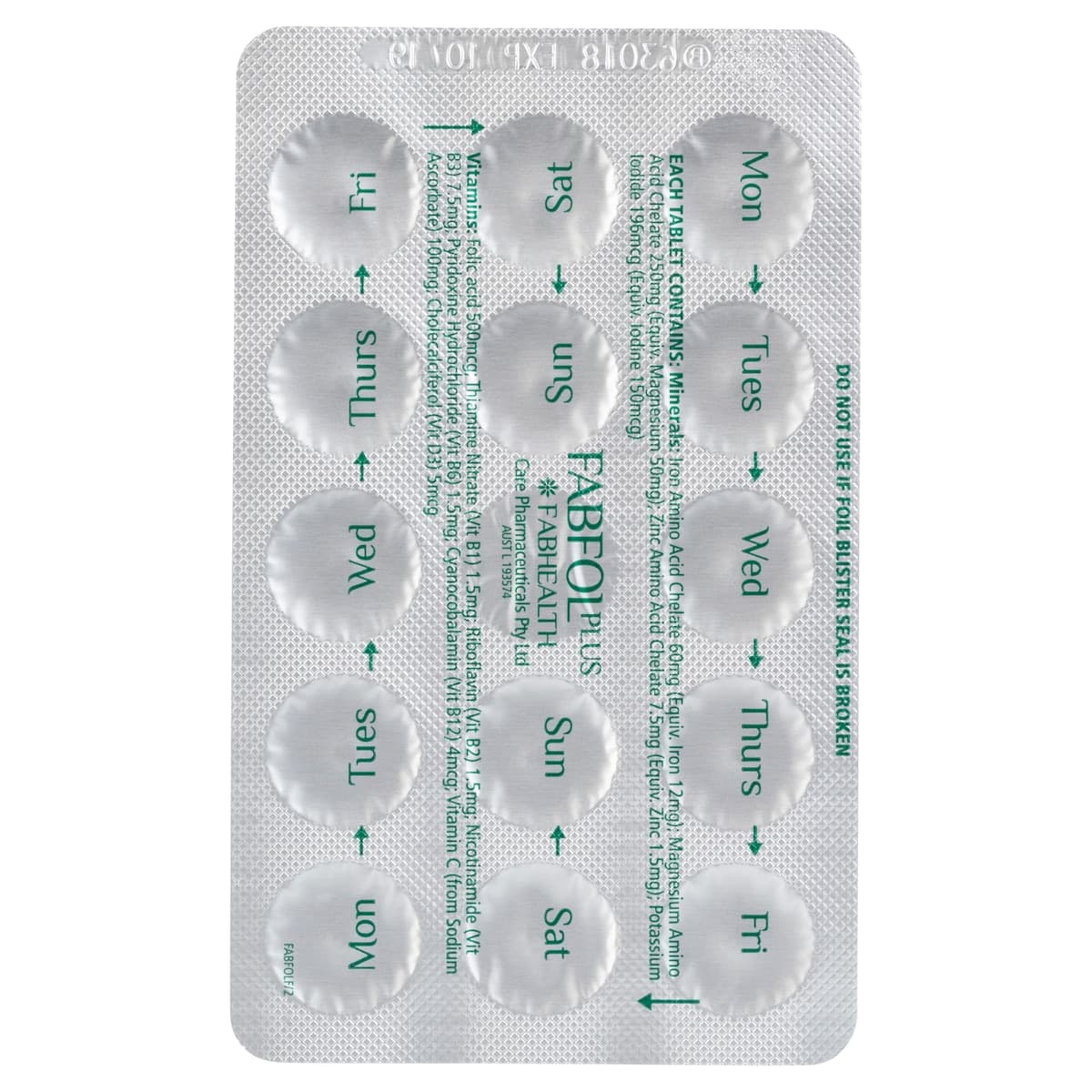 Thumbnail Fabfol Pregnancy 56 Tablets