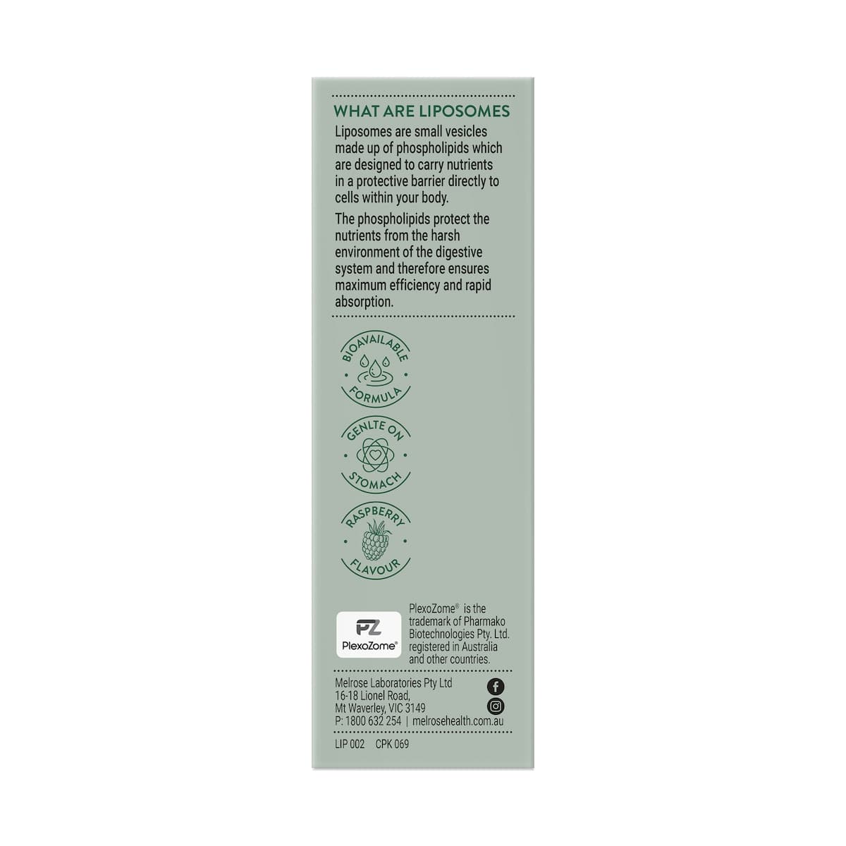 Thumbnail Melrose Liposomal Vitamin D3-K2 50Ml