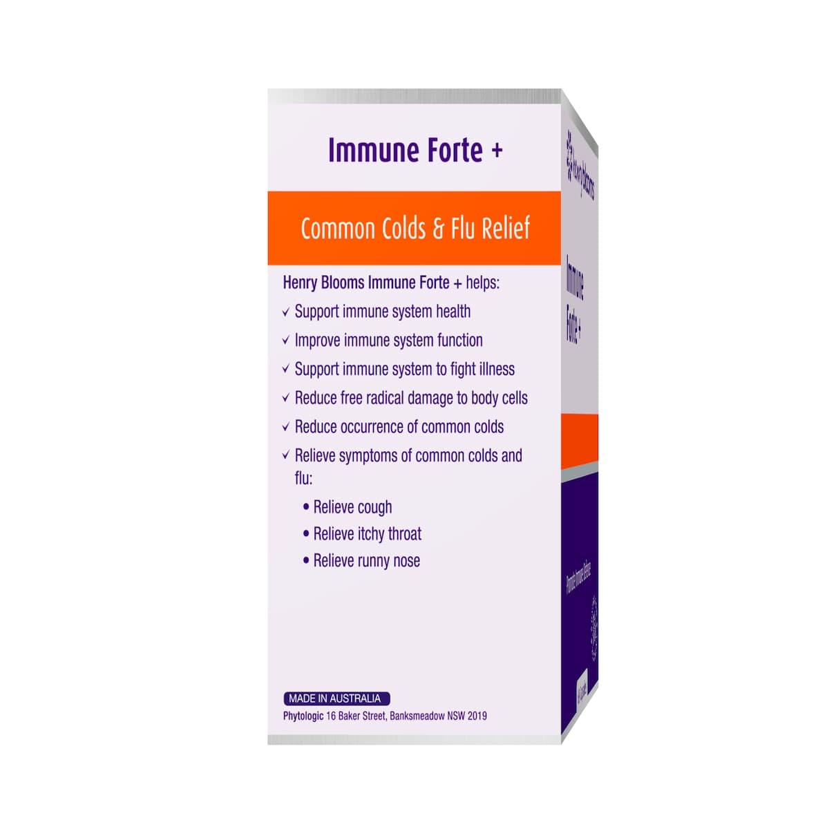 Thumbnail Henry Blooms Immune Forte + 60 Vegetarian Capsules