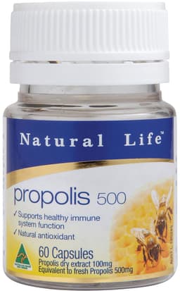 Natural Life Propolis 500Mg 365 Capsules