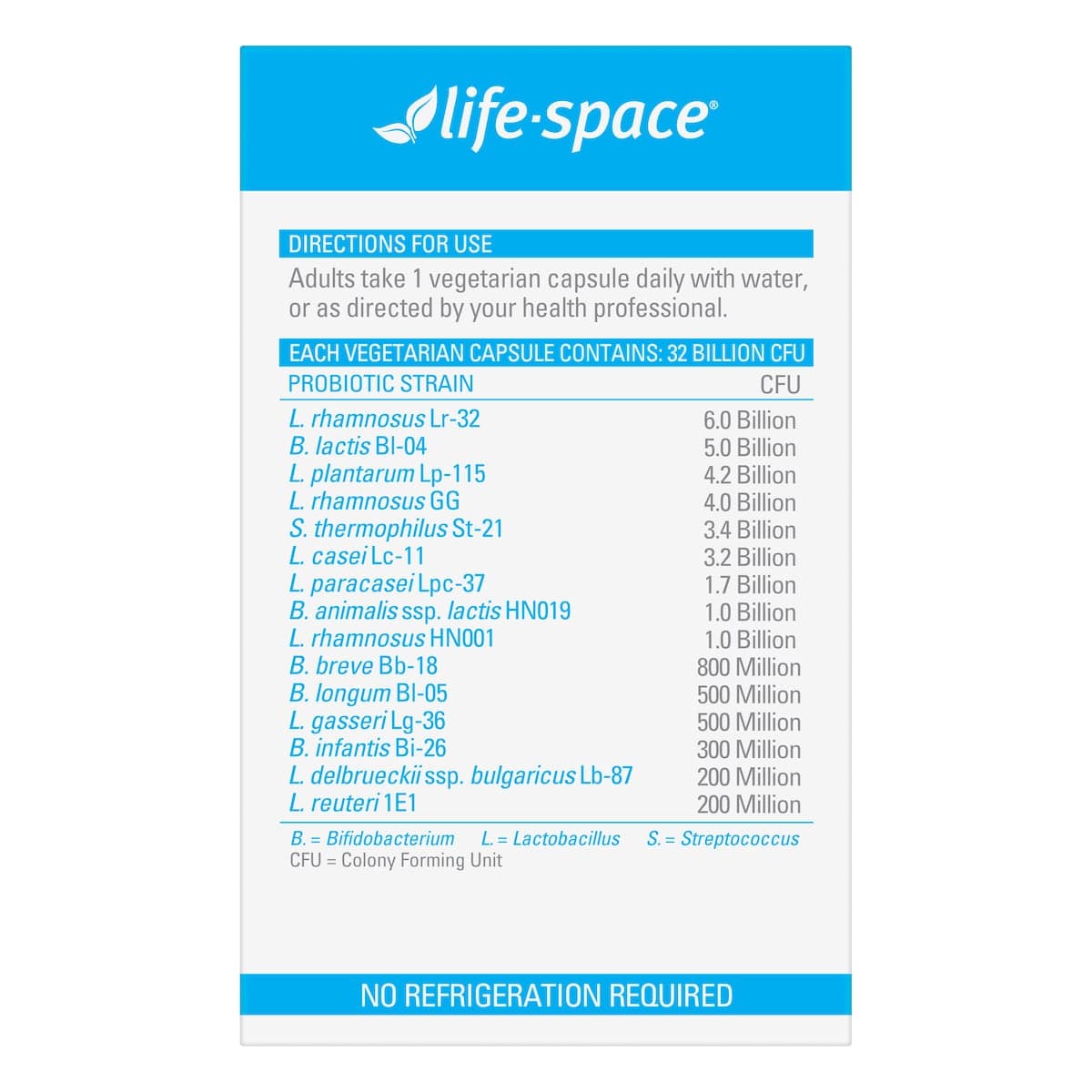 Thumbnail Life-Space Broad Spectrum Probiotic 90 Capsules